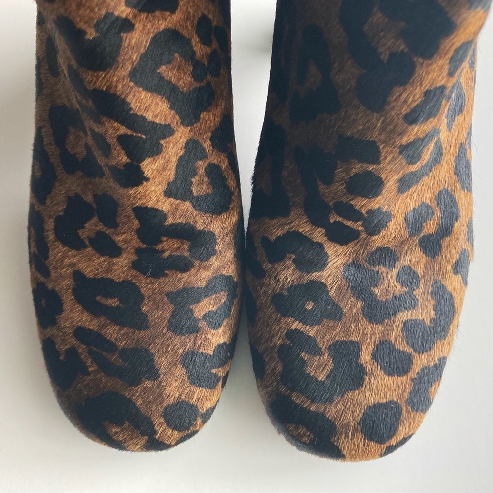 Sandro Sacha Leopard Ankle Boots - Picture 4 of 14